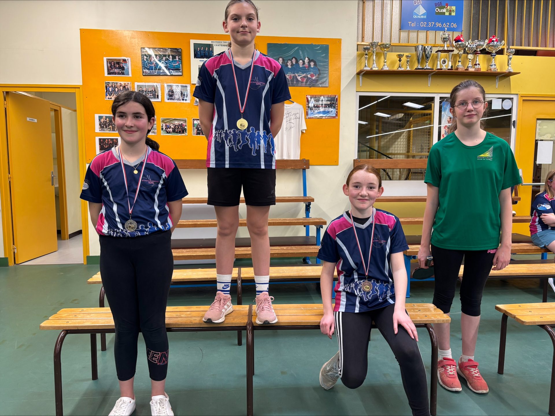 Tennis de table : des podiums 100% SJDC !